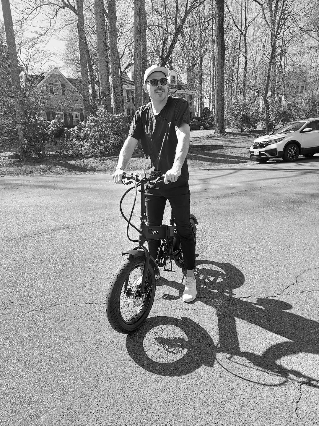 BIRIA ELECTRIC FOLDING BIKE - S2 BLACK