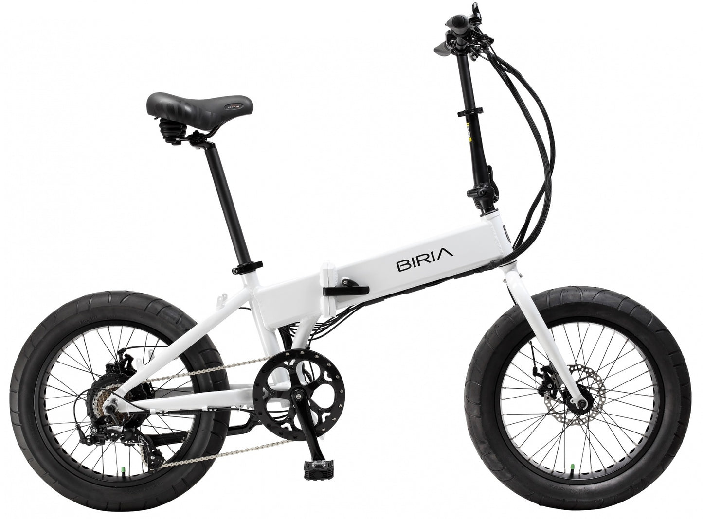 BIRIA ELECTRIC FOLDING BIKE - S2  WHITE