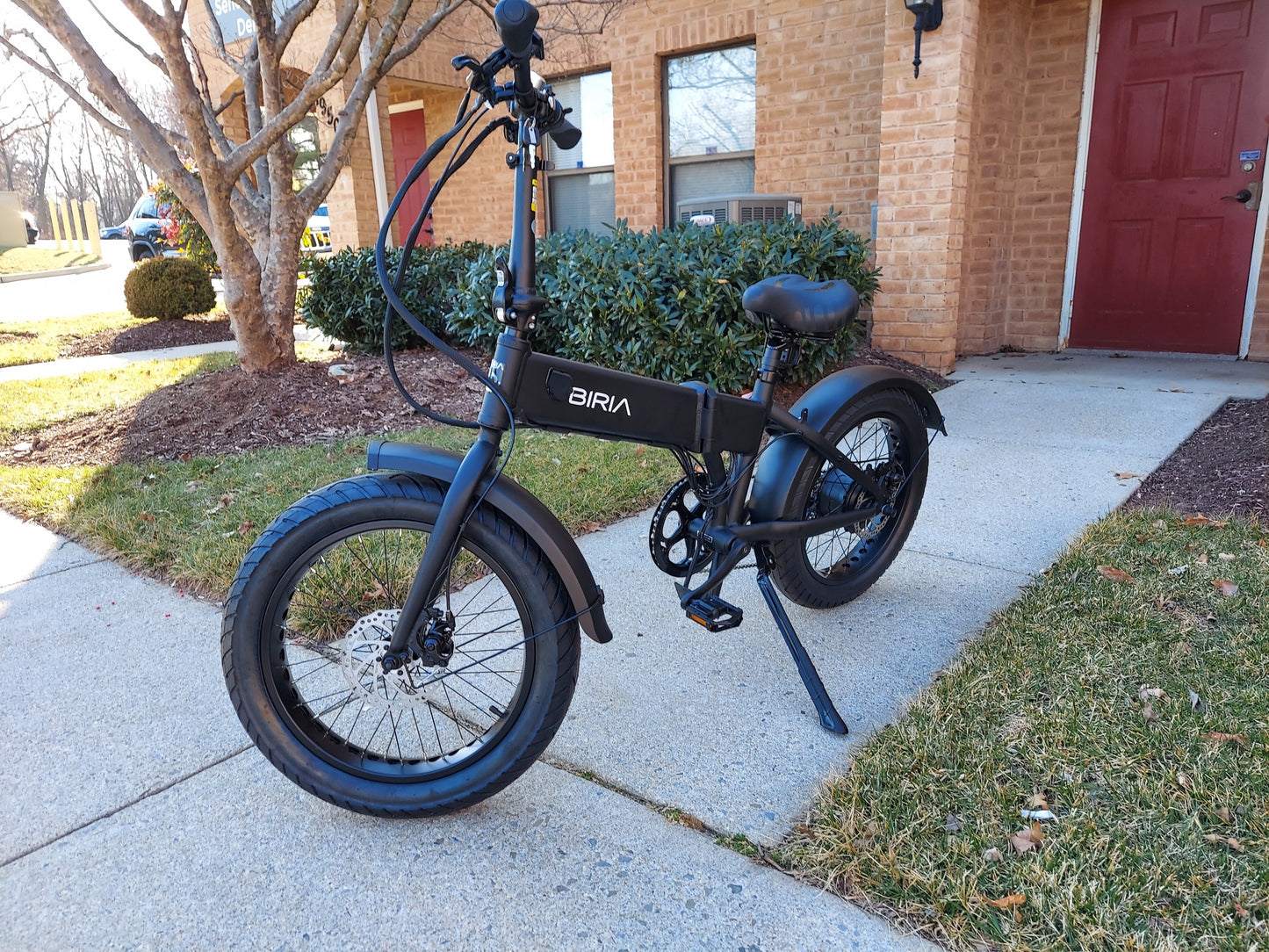 BIRIA ELECTRIC FOLDING BIKE - S2 BLACK