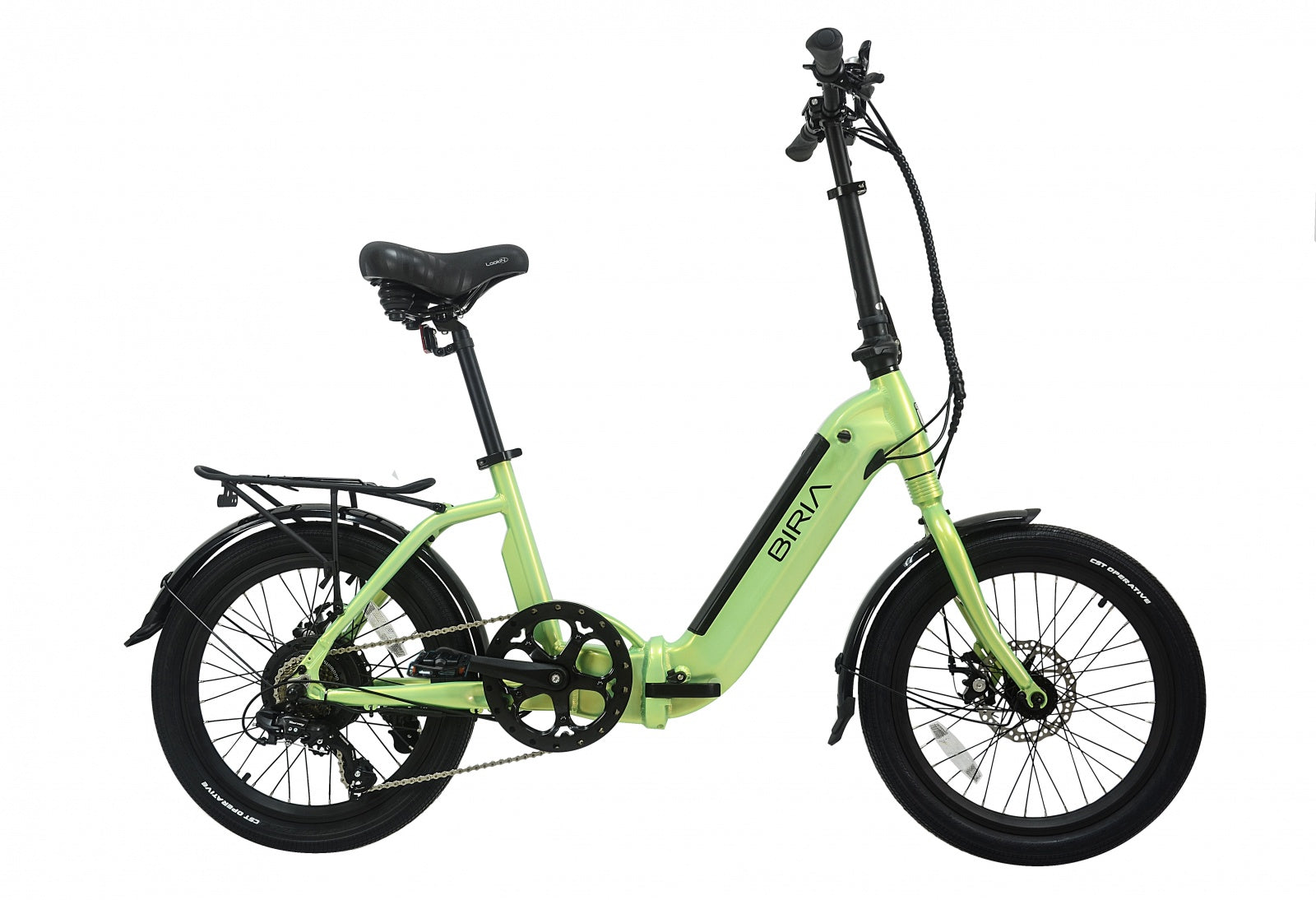 Folding step discount through electric bike